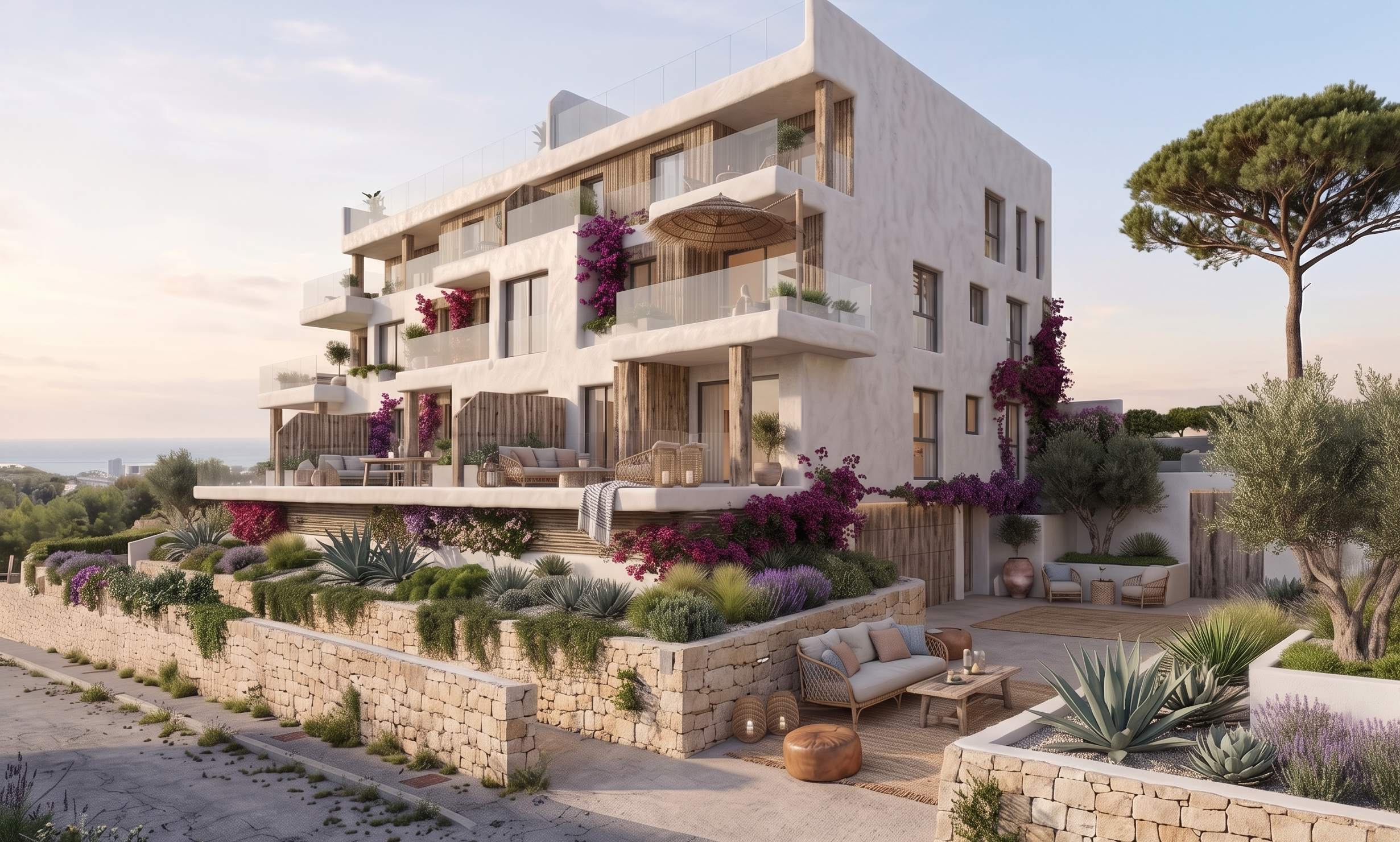 Cosentari — render mediterr&aacute;neo